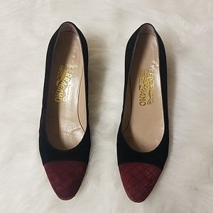 Salvatore Ferragamo Boutique Women’ Suede Shoes